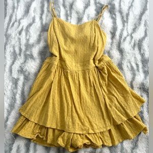 Summer mustard yellow dress! ☀️🌼
